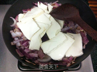 沙茶酱香韧豆腐的做法步骤:7