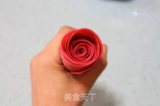 【玫瑰花可丽饼】: 予人玫瑰手有余香的做法步骤:17