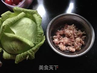 包菜肉卷的做法步骤：1