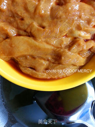 简单食材打造曼妙小狐仙=战胜脂肪鸡脯肉烩杏鲍菇 的做法步骤:10
