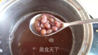 赤豆桂花酒酿元宵的做法步骤:3