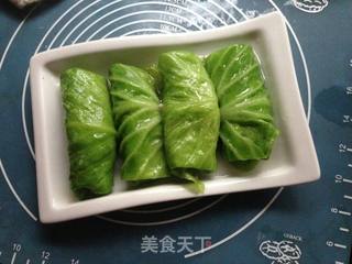 包菜肉卷的做法步骤:11