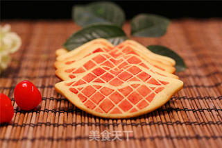 红唇印花饼干的做法步骤:13