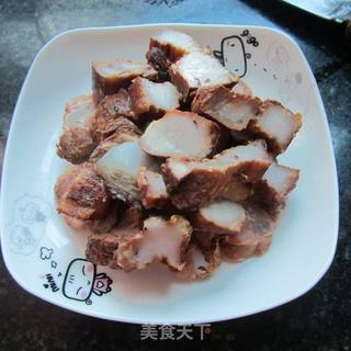 腊肉蒸腊鱼的做法步骤：2