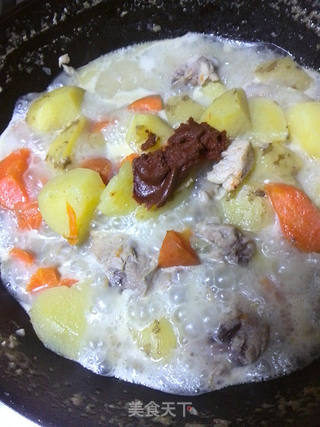 红咖喱土豆鸡腿的做法步骤:10