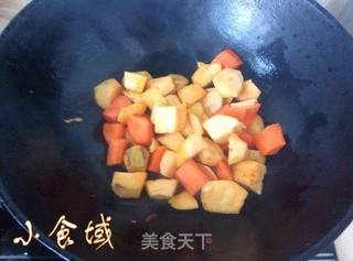 快手随心搭--咖喱牛肉饭的做法步骤:3