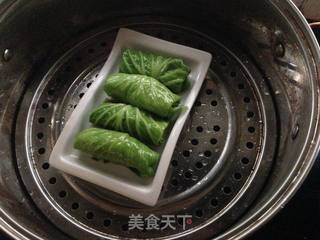 包菜肉卷的做法步骤:9