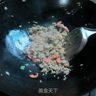 腐乳火腿炒饭的做法步骤：10