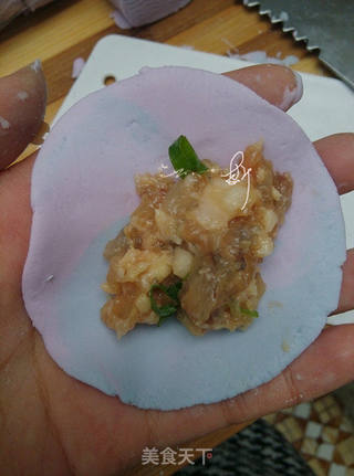 渐变色紫晶虾饺的做法步骤:19