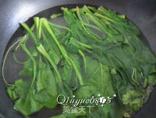 菠菜豆皮卷的做法步骤:3