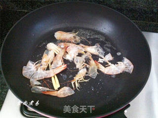 咖喱鱼蛋鲜虾面的做法步骤:7