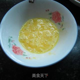 咸豆角蛋液炒饭的做法步骤：2