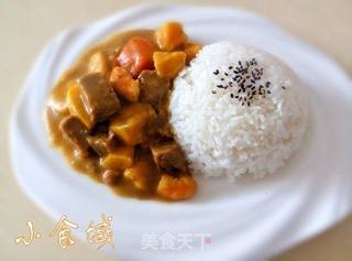 快手随心搭--咖喱牛肉饭的做法步骤:9