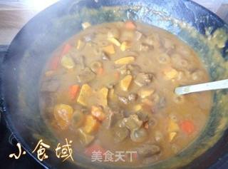 快手随心搭--咖喱牛肉饭的做法步骤:8