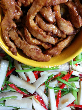 简单食材打造曼妙小狐仙=战胜脂肪鸡脯肉烩杏鲍菇 的做法步骤:17