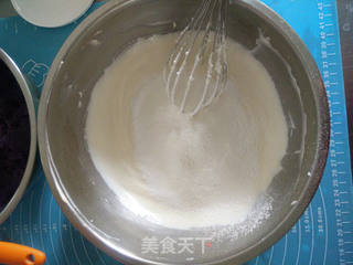 【紫薯乳酪蛋糕】紫气东来----祝大家吉祥如意的做法步骤:6