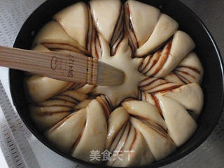 巧克力花型面包的做法步骤:13