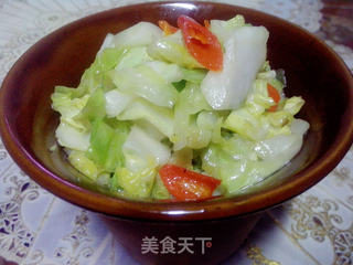 家常的滋味(三)——辣炝卷心菜的做法步骤:7