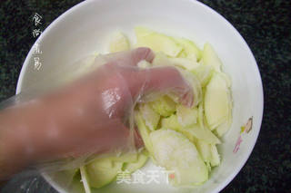 自制酸辣爽脆木瓜片的做法步骤:5