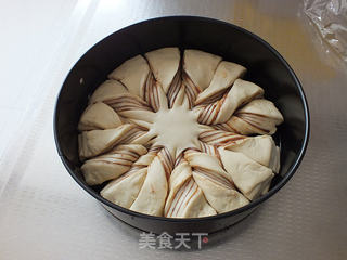 巧克力花型面包的做法步骤:11