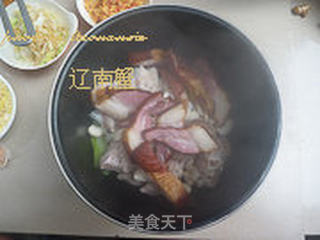 腊肉炖猪手的做法步骤:6