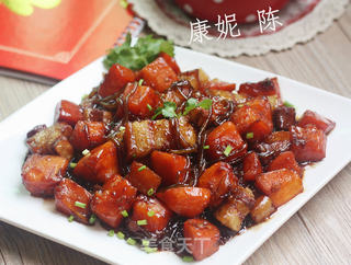 木瓜红烧肉的做法步骤:14