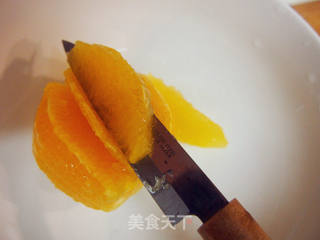 熏鸭胸佐香橙沙拉的做法步骤:2