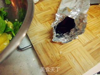 熏鸭胸佐香橙沙拉的做法步骤:9