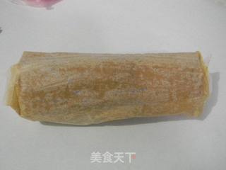 黑芝麻蛋糕卷的做法步骤:9