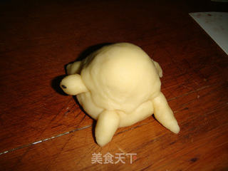 莲蓉乌龟包的做法步骤:10