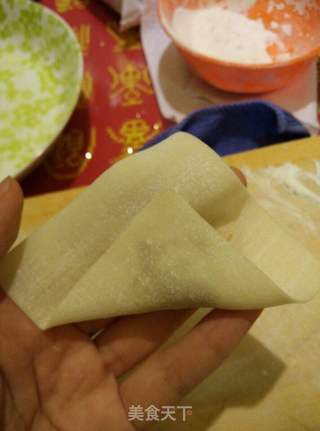 猪肉大葱馅馄饨的做法步骤:7