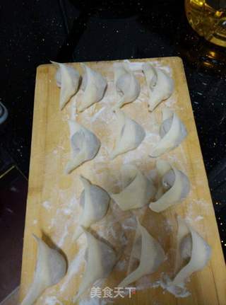 猪肉大葱馅馄饨的做法步骤:12