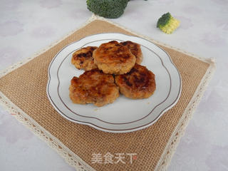 胡萝卜肉饼的做法步骤:9
