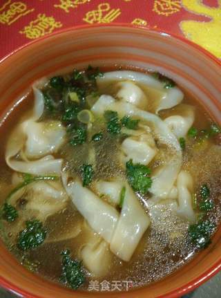 猪肉大葱馅馄饨的做法步骤:15
