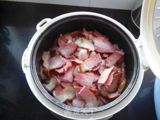 平菇炒腊肉的做法步骤:9