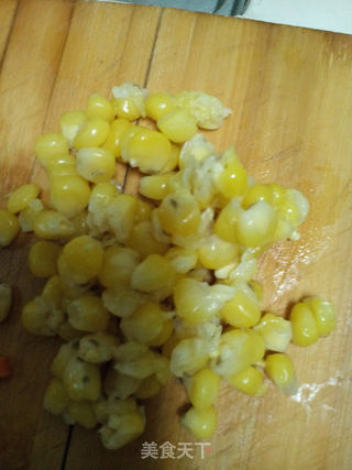 芹菜玉米炒饭的做法步骤:4