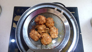 红烧肉丸子的做法步骤:6