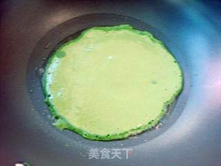 简单、美味的营养早餐——小麦菠菜饼的做法步骤:8