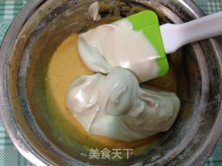 黑糖果干戚风蛋糕的做法步骤：7