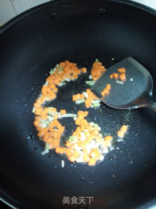 芹菜玉米炒饭的做法步骤:7