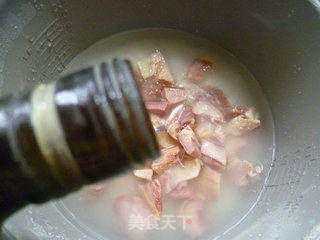 腊鸡腿蚕豆饭的做法步骤:7