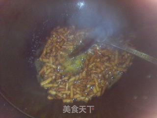 孜然鱿鱼炒饭的做法步骤:7