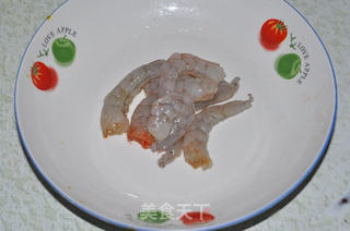 鲜虾芦笋沙拉的做法步骤:2