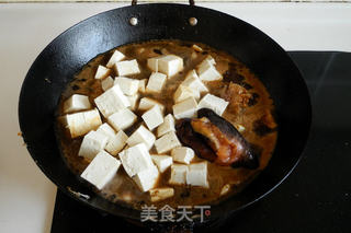 大头鱼烧豆腐的做法步骤:8