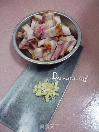【荷兰豆炒烧肉】的做法步骤:3