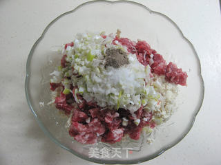 空气炸锅版豆腐牛肉丸子的做法步骤:5