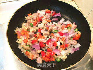 西班牙海鲜饭的做法步骤:3