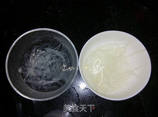 黑白芝麻豆腐的做法步骤:2