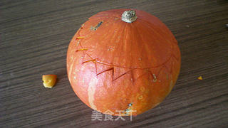 南瓜盅八宝饭的做法步骤:3