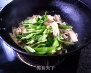 千张青椒的做法步骤:5